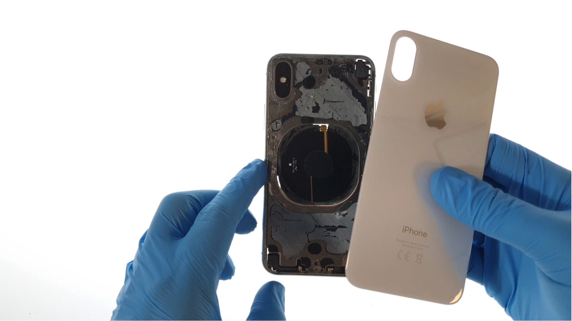 Un laser pour réparer l'iPhone X / changer la vitre arrière de l'iPhone